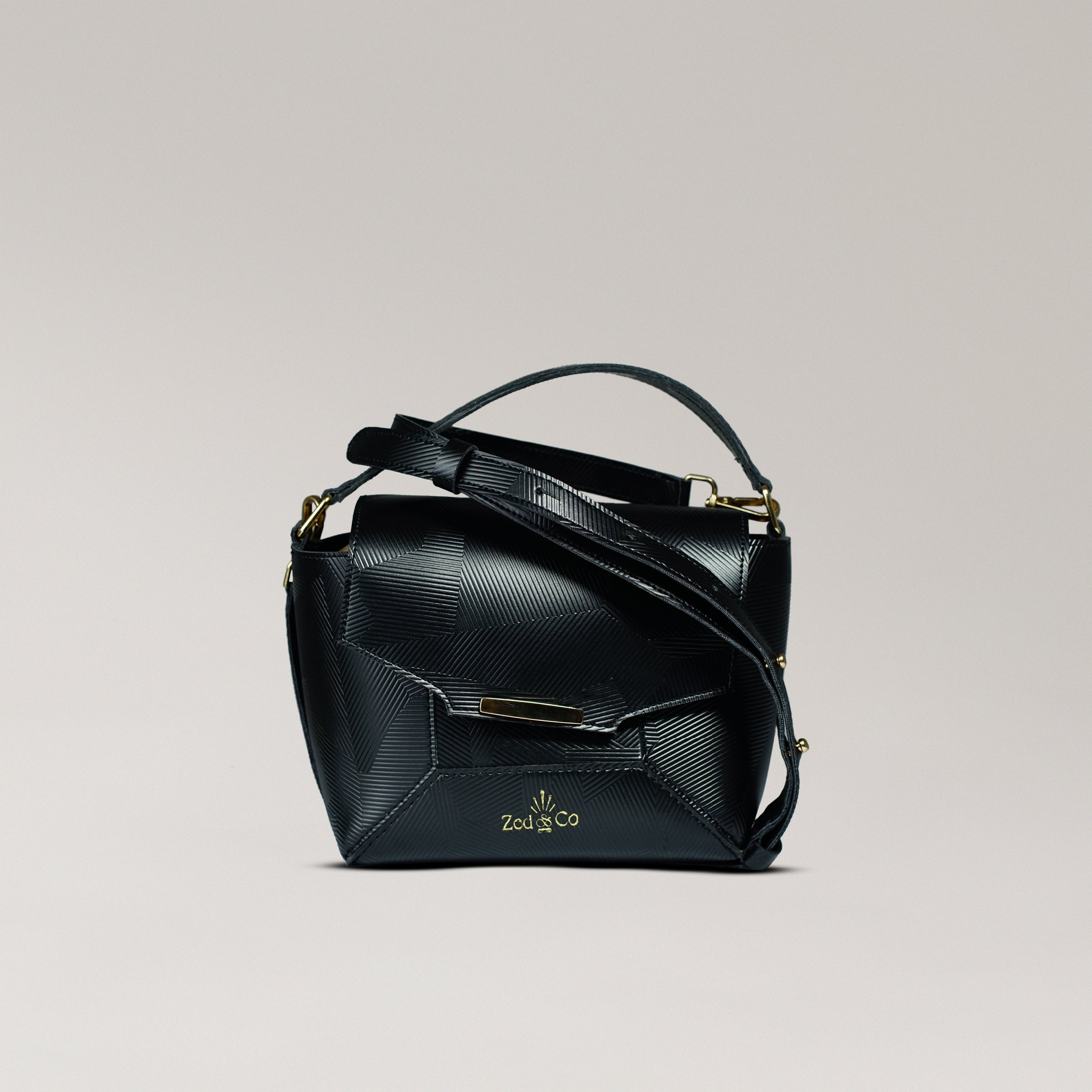 バッグ french mixed material shoulder bag black バッグ french mixed material shoulder bag black Zip Bucket