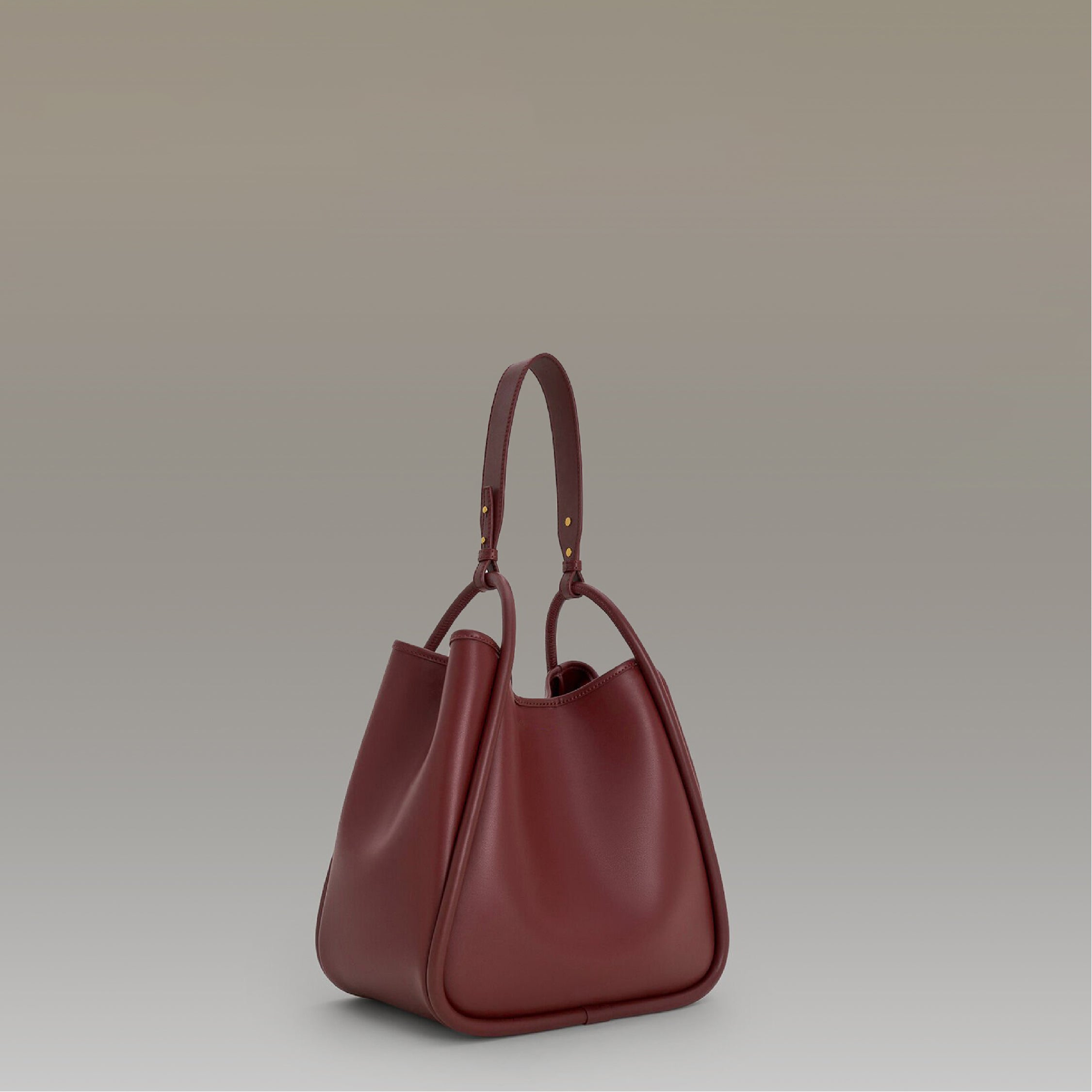Mini Slouchy Tote - Cherry
