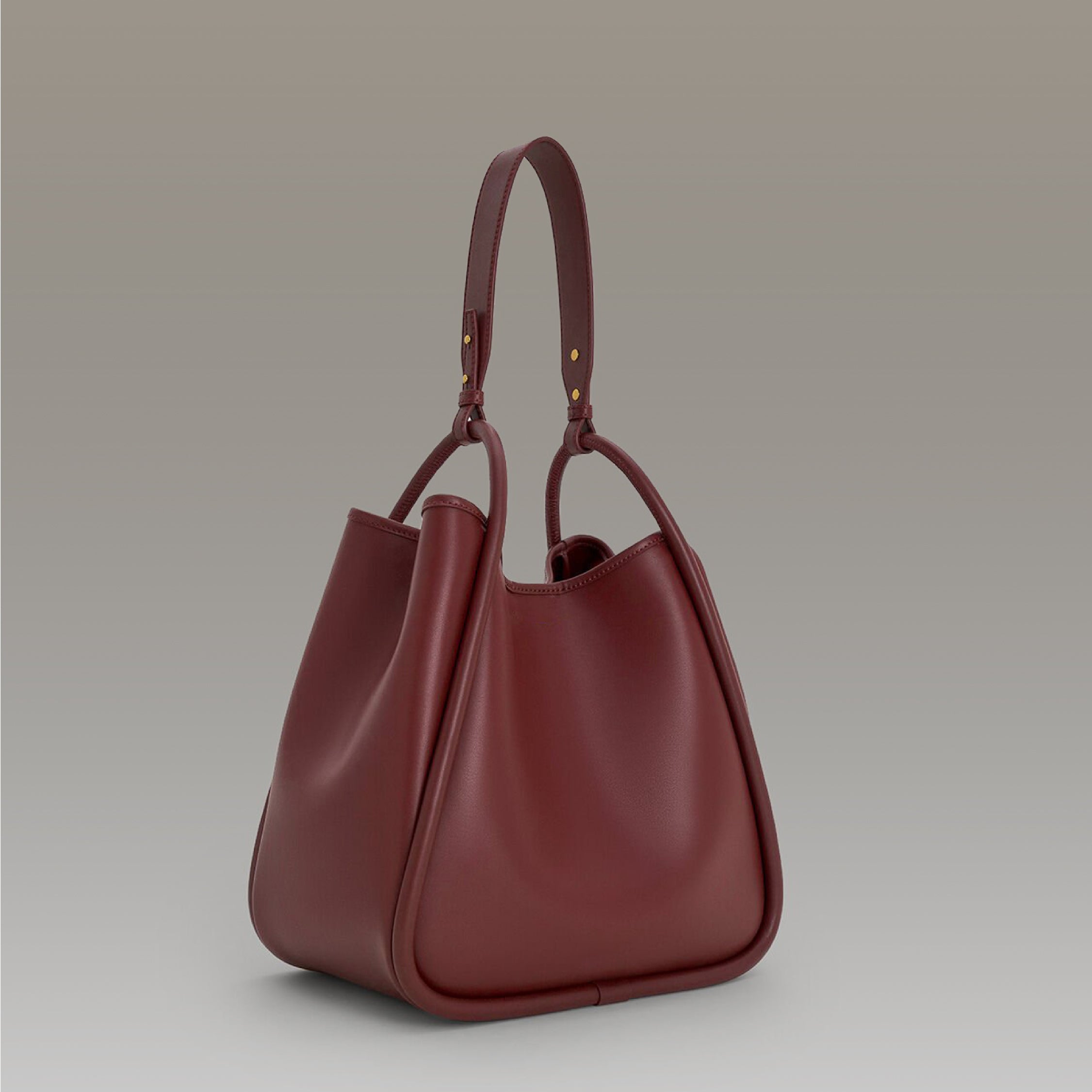 Slouchy Tote - Cherry
