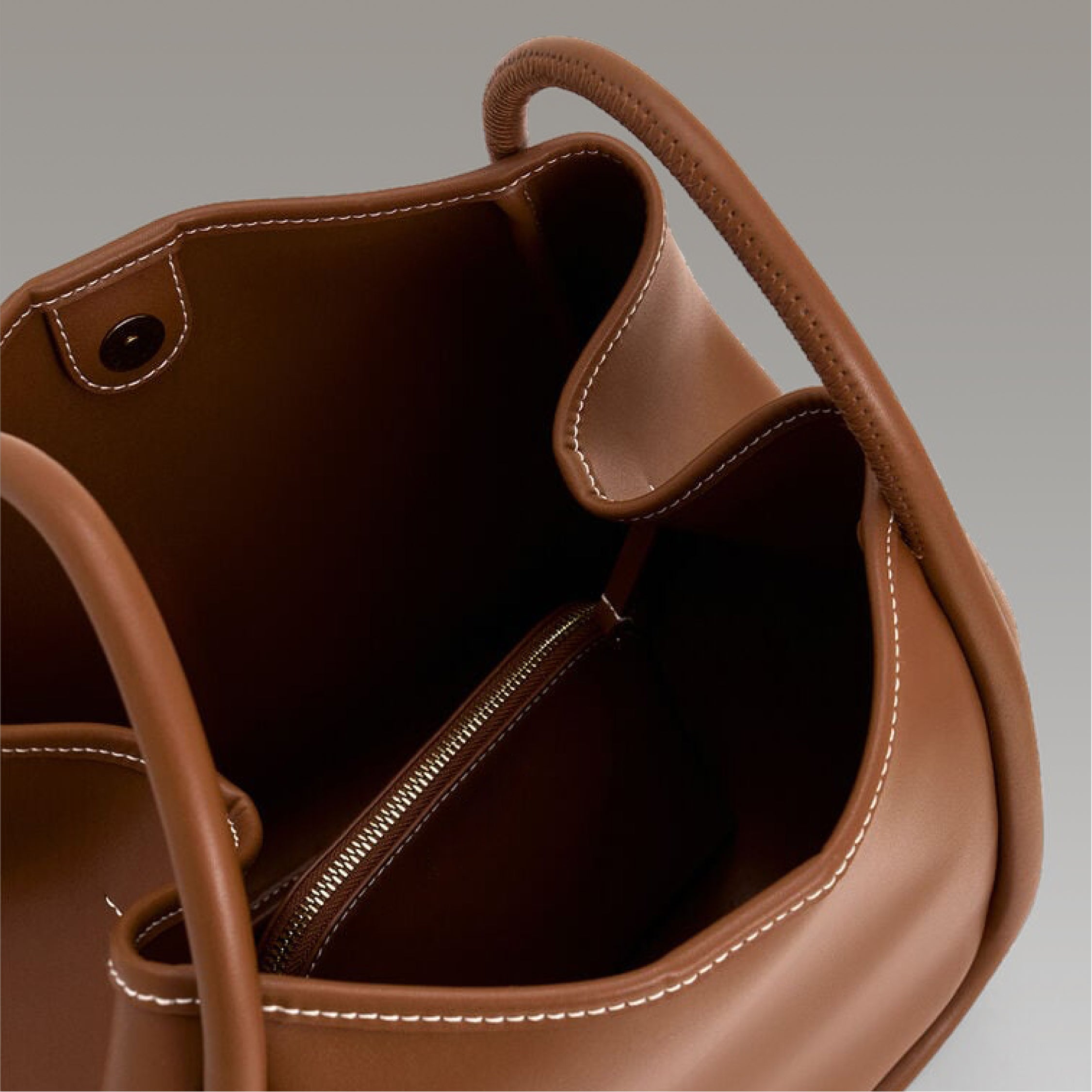 Slouchy Tote - Tan